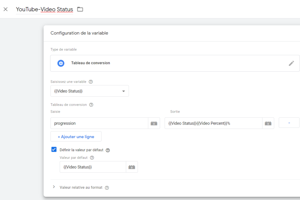 Google tag manager-variable-lookup-video